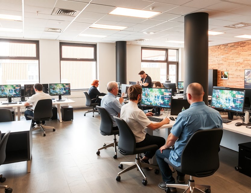 Playdigune office interior